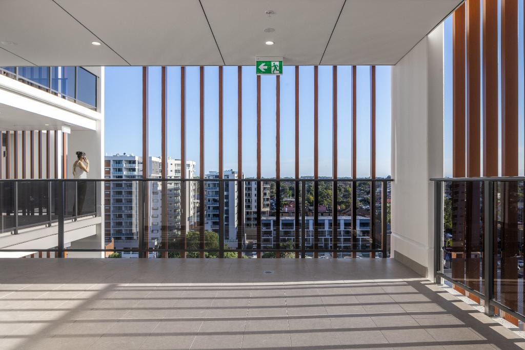 Newbridge Lidcombe — dusk full façade